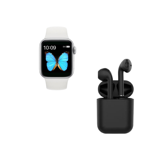 !Combo¡ Reloj Inteligente T 500 Smart Watch + Audífonos.