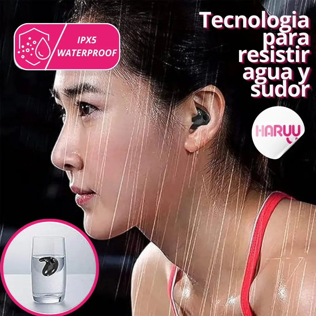 Auriculares Invisibles con Diseño Ergonómico para Uso Prolongado