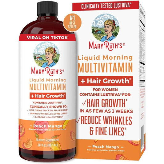 Multivitamínico Líquido MaryRuth's para ayudar al Crecimiento del Cabello - VIRAL TIKTOK