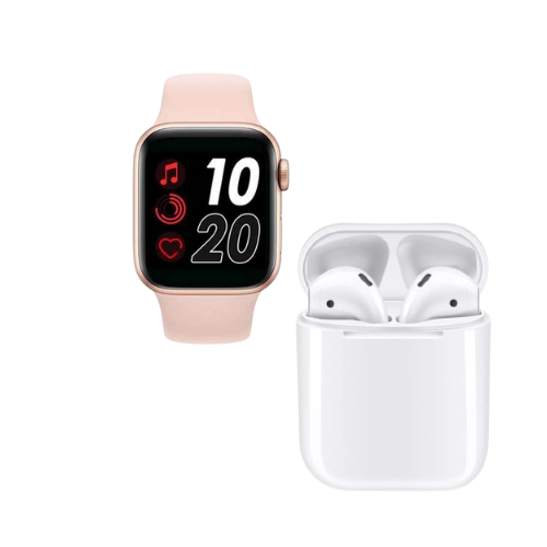 !Combo¡ Reloj Inteligente T 500 Smart Watch + Audífonos.