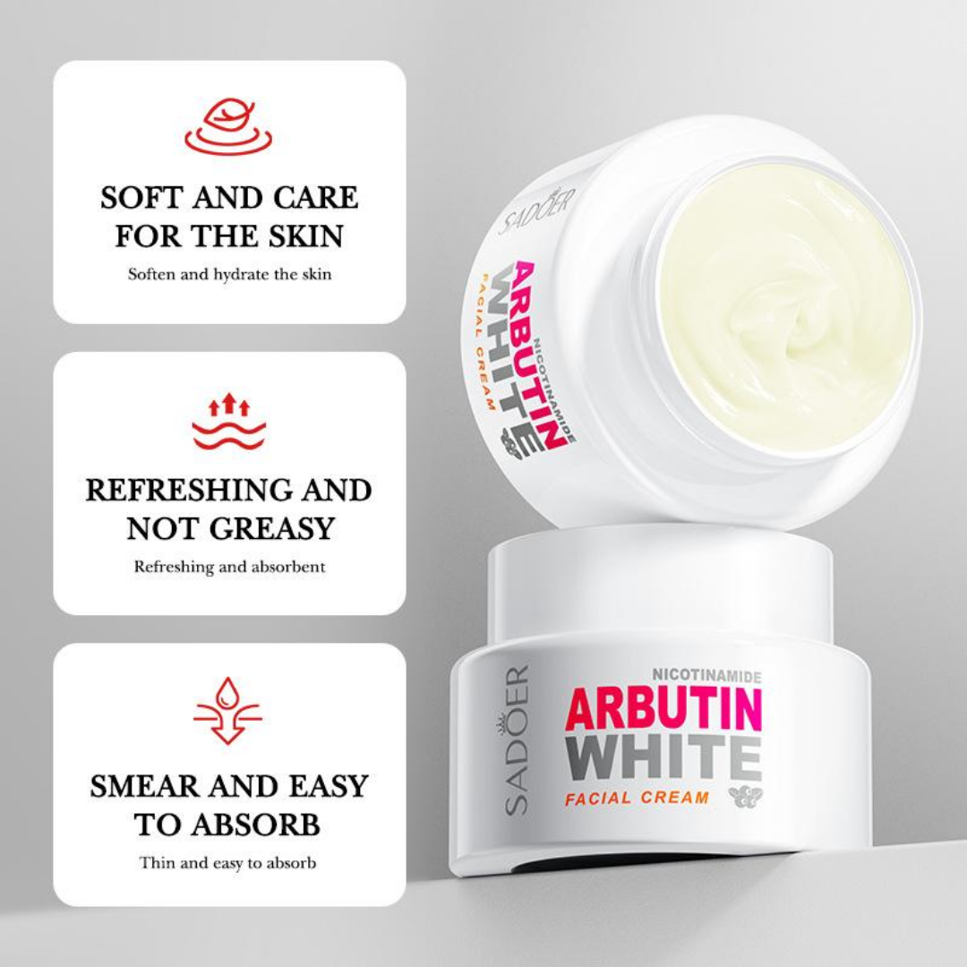 Crema Aclaradora con Alfa Arbutina: Despídete de las Manchas y Recupera la Luminosidad de tu Piel